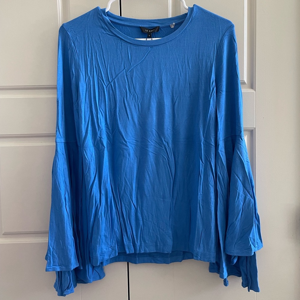 Le GaM Women's Blue Long Sleeve Top